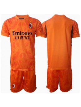 Billige AC Milan Keeper Bortedraktsett Barn 2024-25 Kortermet (+ Korte bukser)